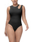 Bodysuit for Women Tummy control Tops Cutout Sleeveless Bodysuit Thong Sculpting with Removable Padding