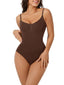 Seamless Bodyshaper Bodysuit for Women - Full Body Shapewear Body Sculpting Suits Sleeveless Round Neck