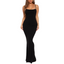 Shapewear Dress l Bodycon Maxi Dress with Built in Body Shaper with Adjustable Straps