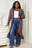 Fall Cardigan Angel Wings Full Size Multicolored Open Front Fringe Hem Cardigan