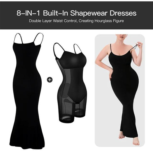 Soo slick Bodysuit for Women - Long Sleeve Crew Neck Thong Body