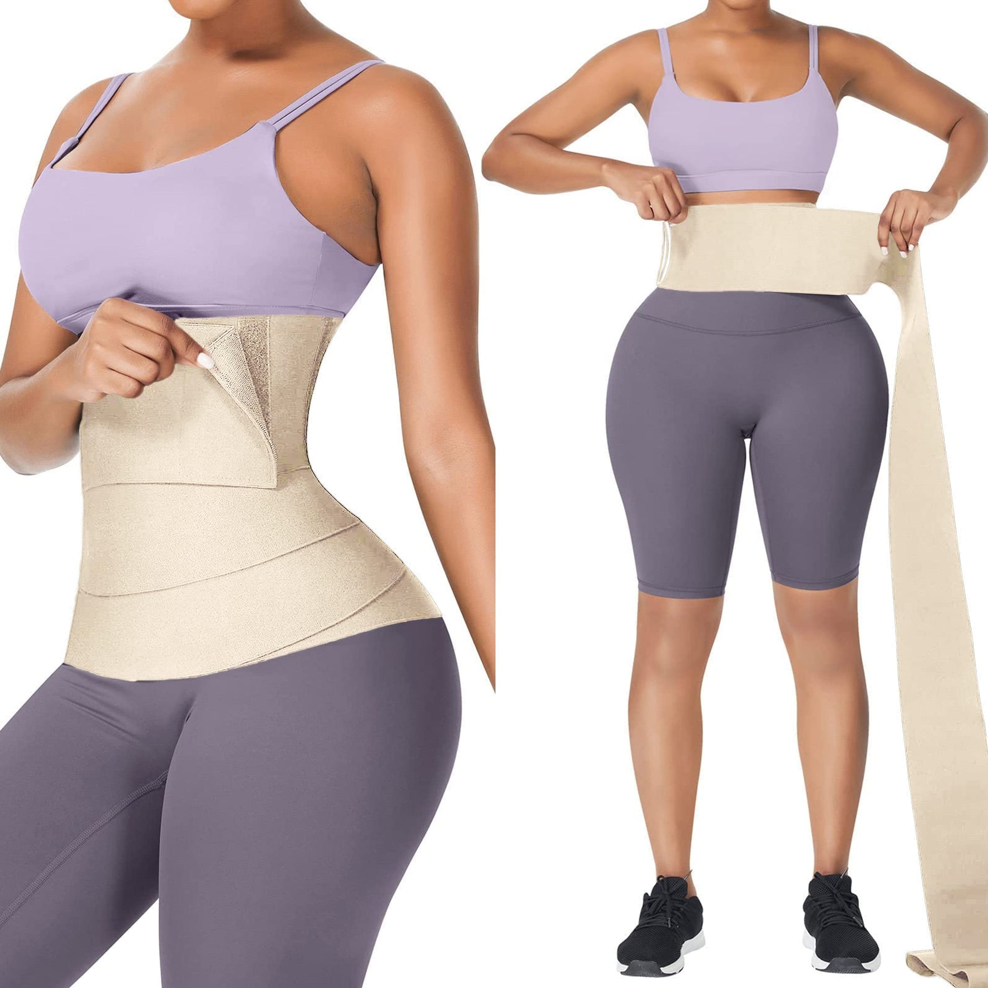 Waist Trainer For Women Lower Belly Fat And Butt Lift,waist Cincher  Shapewear Black,stomach Wraps