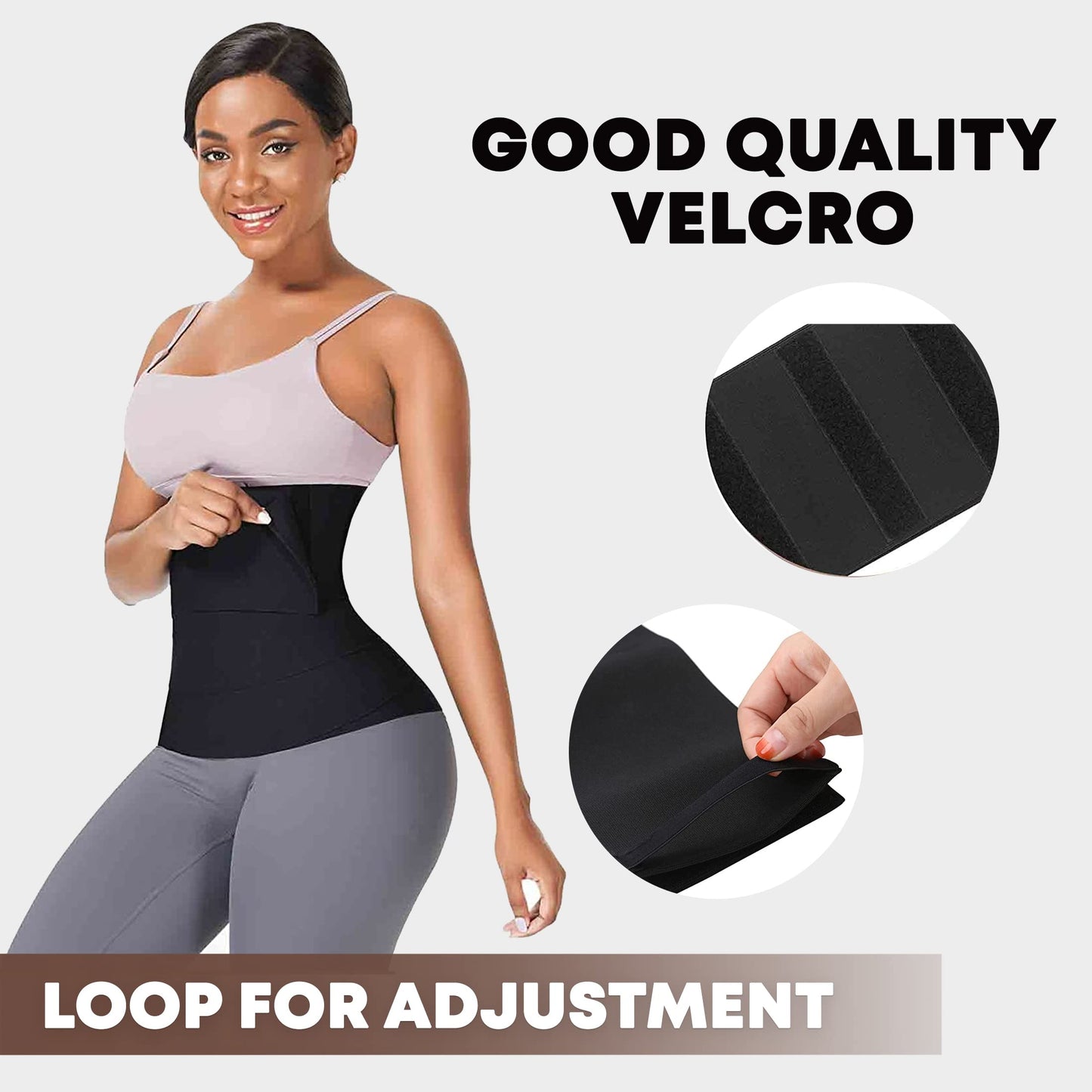 AIRLAXER Waist Trainer for Women - Lower Belly Fat, Snatch Me Up Bandage  Wrap, Waist Wraps for Stomach, Plus Size Sweat Belt